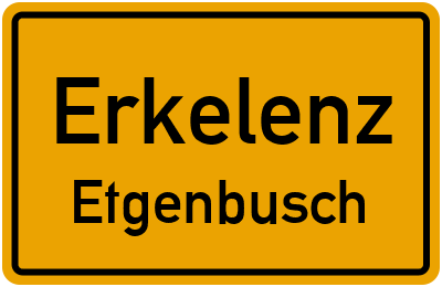 Straßenverzeichnis Erkelenz Etgenbusch
