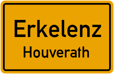 Ortsschild Erkelenz Houverath