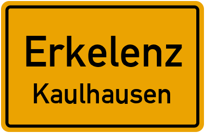 Ortsschild Erkelenz Kaulhausen