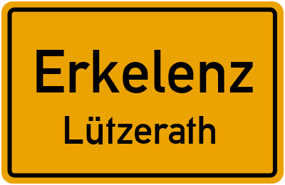 Ortsschild Erkelenz Lützerath
