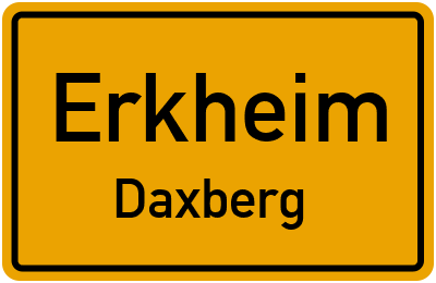 Straßenverzeichnis Erkheim Daxberg