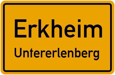Straßenverzeichnis Erkheim Untererlenberg