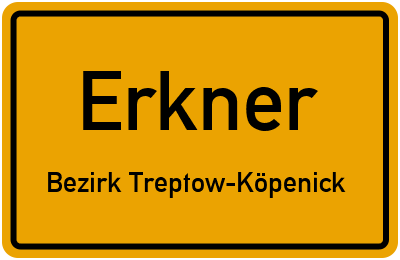 Straßenverzeichnis Erkner Bezirk Treptow-Köpenick