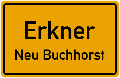 Straßenverzeichnis Erkner Neu Buchhorst
