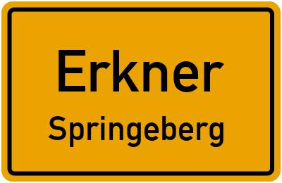 Straßenverzeichnis Erkner Springeberg