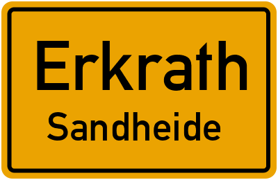 Straßenverzeichnis Erkrath Sandheide