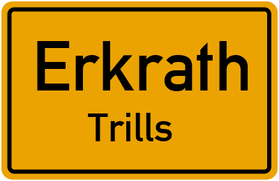 Straßenverzeichnis Erkrath Trills