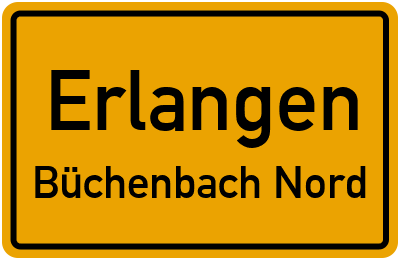 Straßenverzeichnis Erlangen Büchenbach Nord