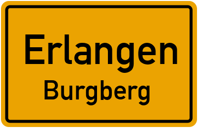 Straßenverzeichnis Erlangen Burgberg