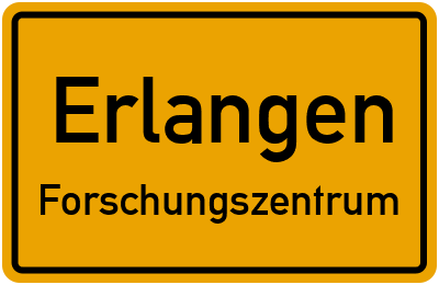 Straßenverzeichnis Erlangen Forschungszentrum