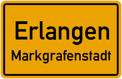 Straßenverzeichnis Erlangen Markgrafenstadt