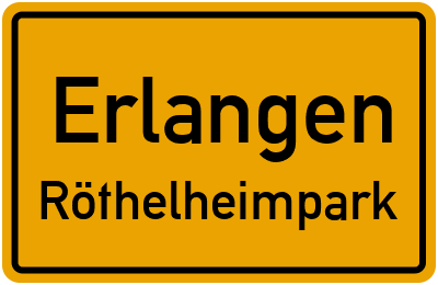 Straßenverzeichnis Erlangen Röthelheimpark