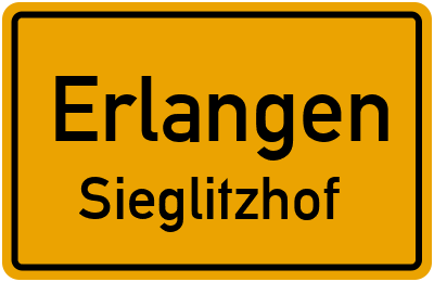 Straßenverzeichnis Erlangen Sieglitzhof