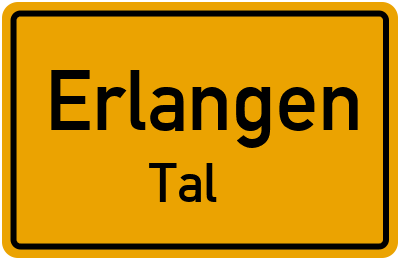 Straßenverzeichnis Erlangen Tal