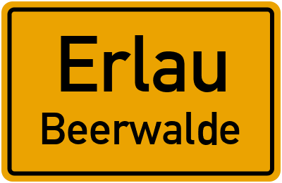 Straßenverzeichnis Erlau Beerwalde