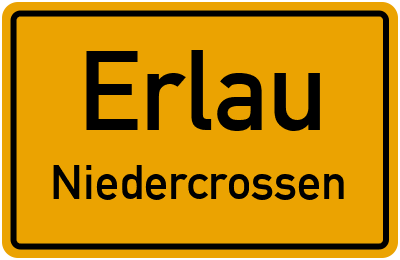 Straßenverzeichnis Erlau Niedercrossen