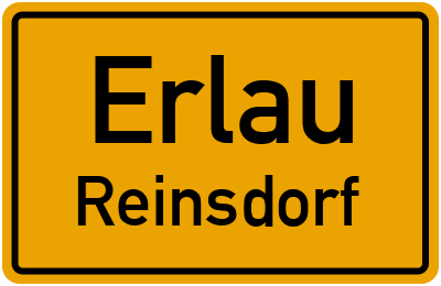 Straßenverzeichnis Erlau Reinsdorf