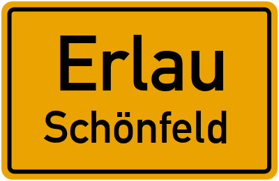 Straßenverzeichnis Erlau Schönfeld