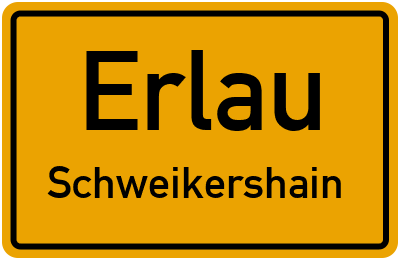 Straßenverzeichnis Erlau Schweikershain