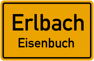 Straßenverzeichnis Erlbach Eisenbuch