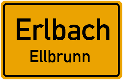 Straßenverzeichnis Erlbach Ellbrunn