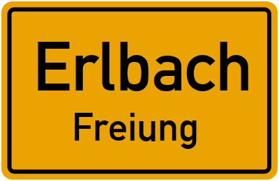 Straßenverzeichnis Erlbach Freiung