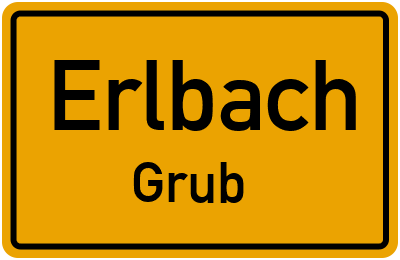Straßenverzeichnis Erlbach Grub