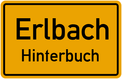 Straßenverzeichnis Erlbach Hinterbuch