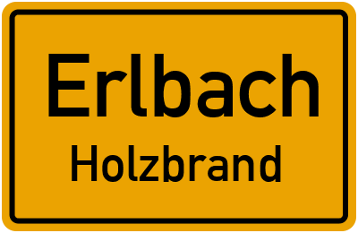 Straßenverzeichnis Erlbach Holzbrand