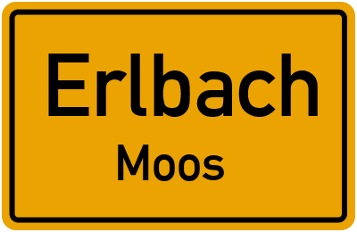 Straßenverzeichnis Erlbach Moos