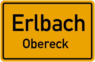 Straßenverzeichnis Erlbach Obereck