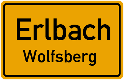 Straßenverzeichnis Erlbach Wolfsberg