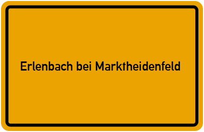 Branchenbuch Erlenbach bei Marktheidenfeld, Bayern