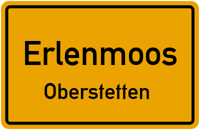 Straßenverzeichnis Erlenmoos Oberstetten