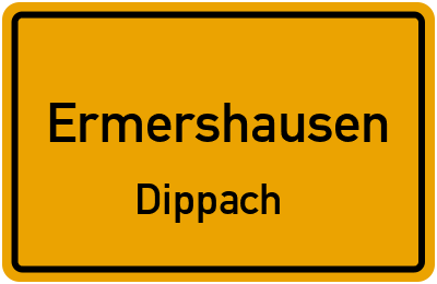 Straßenverzeichnis Ermershausen Dippach