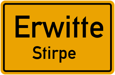 Straßenverzeichnis Erwitte Stirpe