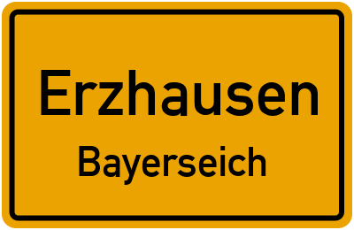 Straßenverzeichnis Erzhausen Bayerseich