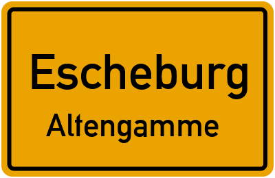 Straßenverzeichnis Escheburg Altengamme