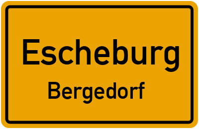 Straßenverzeichnis Escheburg Bergedorf