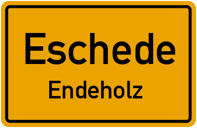 Straßenverzeichnis Eschede Endeholz