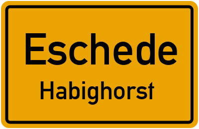Straßenverzeichnis Eschede Habighorst