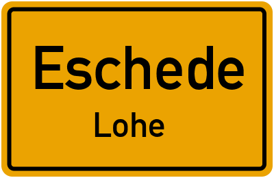 Straßenverzeichnis Eschede Lohe