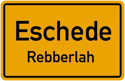 Straßenverzeichnis Eschede Rebberlah