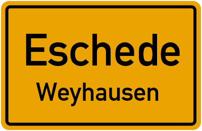 Straßenverzeichnis Eschede Weyhausen
