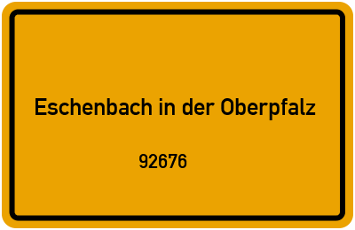 92676 Eschenbach in der Oberpfalz