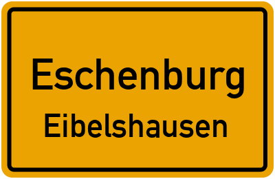 Straßenverzeichnis Eschenburg Eibelshausen
