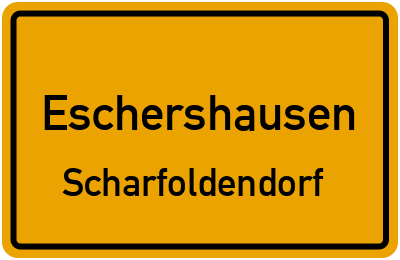 Straßenverzeichnis Eschershausen Scharfoldendorf
