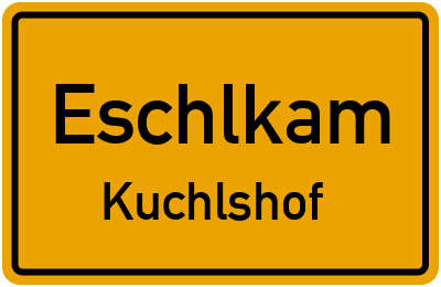 Straßenverzeichnis Eschlkam Kuchlshof