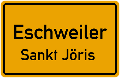 Straßenverzeichnis Eschweiler Sankt Jöris