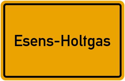 Branchenbuch Esens-Holtgas, Niedersachsen